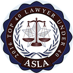 American Society of Legal Advocates – “Top 40 Under 40” Litigation Lawyers
