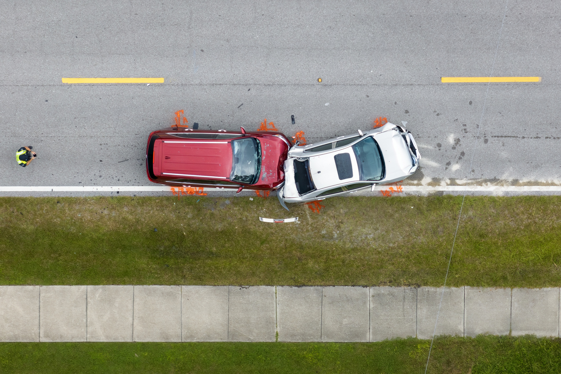 traffic accident on american street