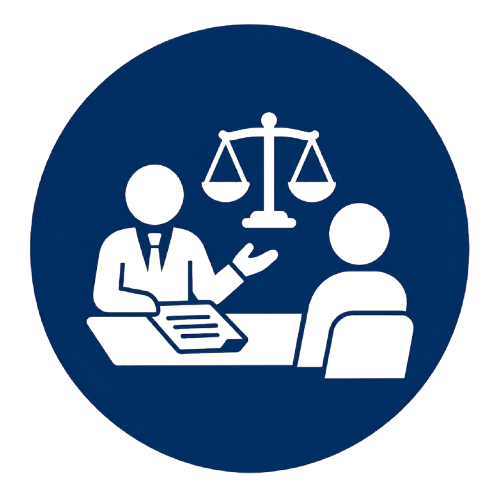 Legal consultation icon